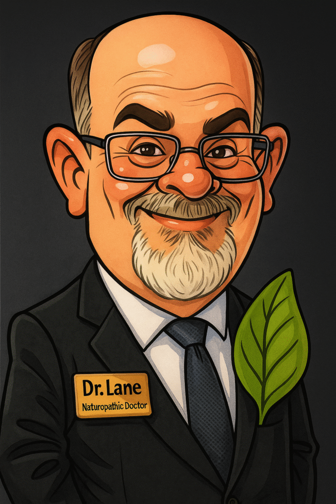 Caricature of Dr. Lane